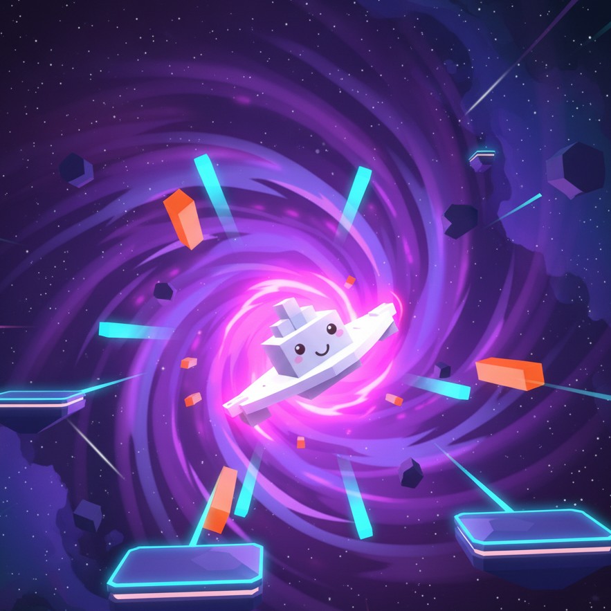Vortex Void - 3D Tunnel